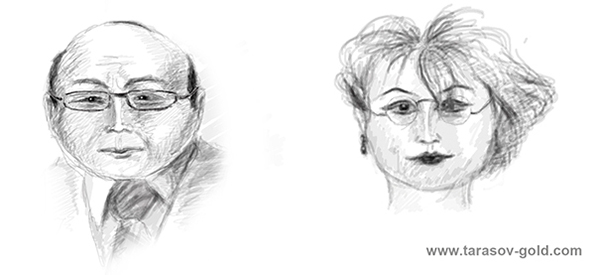 Рис. 7 Круглая форма лица. Пример № 1 Оправы по типу лица.